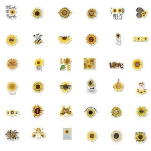 50 Sunflower Stickers